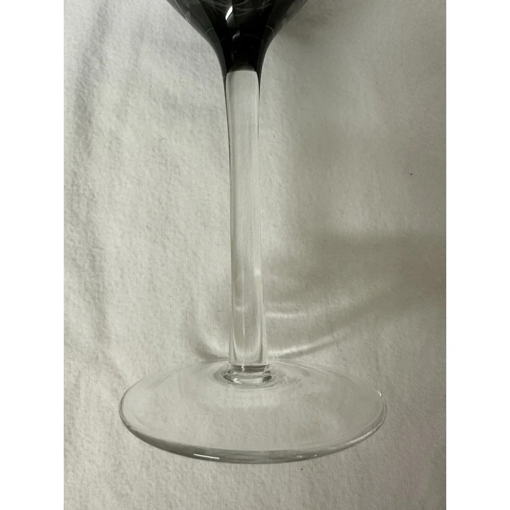 Gray Cut To Clear Martini Glasses 7